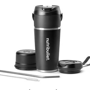 NutriBullet Black Travel Mug Set